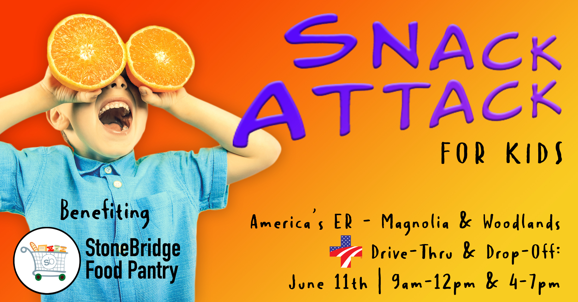 Snack Attack for Kids FB Event Photo StoneBridge