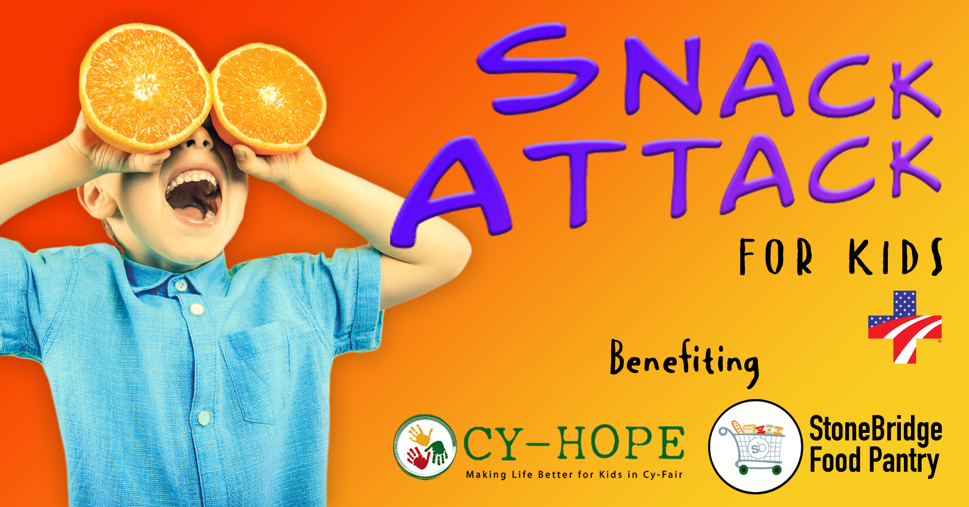 Snack Attack for Kids Website Banner